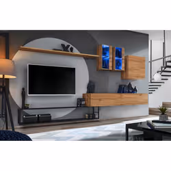 Meublorama AM-SWITCH-WT SW WW 4*1C/9KG Support TV et centre de divertissement 1 étagères - Vue supplémentaire 2