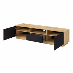 Meublorama HA-ASTON-24TWLH39*2C/52KG Support TV et centre de divertissement 1 tiroir(s) 2 étagères - Vue supplémentaire 4