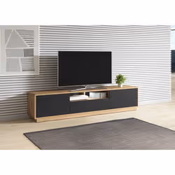 Meublorama HA-ASTON-24TWLH40*2C/57KG Support TV et centre de divertissement 1 tiroir(s) 2 étagères - Vue supplémentaire 6
