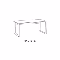 Meublorama NT-CAPO-CAP1BU20*3C/51KG bureau - Vue supplémentaire 3