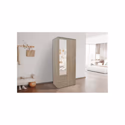 Meublorama RU-MARC-6905-2*2C/63KG placard et armoire de chambre à coucher 1 étagères 2 portes(s) - Vue supplémentaire 2