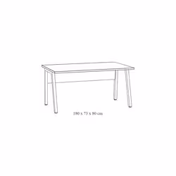 Meublorama NT-PRONTO-PRO2BU18*3C/43KG bureau - Vue supplémentaire 3
