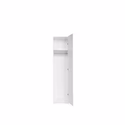 Meublorama MK-SNOW-SW-U11400_HG0001-01-B*1C/45KG placard et armoire de chambre à coucher 1 étagères 1 portes(s) - Vue supplémentaire 2