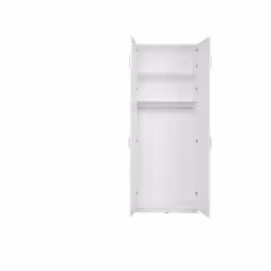 Meublorama MK-SNOW-SW-U11400_HG0001-02-B*2C/64KG placard et armoire de chambre à coucher 1 étagères 2 portes(s) - Vue supplémentaire 3