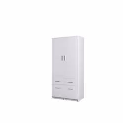 Meublorama MK-SNOW-SW-U11400_HG0001-03-B*3C/95KG placard et armoire de chambre à coucher 2 étagères 2 portes(s) - Vue supplémentaire 2