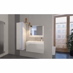 Meublorama FH-GS11-B*1C/14,8KG miroir de salle de bain et armoire de rangement pour évier - Vue supplémentaire 2