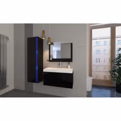 Meublorama FH-GS11-N*1C/14,8KG miroir de salle de bain et armoire de rangement pour évier - Vue supplémentaire 2