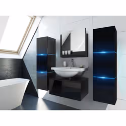 Meublorama FH-GS14-N*1C/23KG miroir de salle de bain et armoire de rangement pour évier - Vue supplémentaire 2