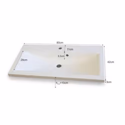 Meublorama FH-DR1-17B-HG20-80U+2-KLIPEX-RGB*6C/49KG miroir de salle de bain et armoire de rangement pour évier - Vue supplémentaire 4