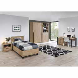 Meublorama NT-CASPER-CASS15*4C/167KG placard et armoire de chambre à coucher 4 étagères 2 portes(s) - Vue supplémentaire 2