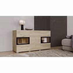 Meublorama HA-BAROS-24E0BM26+LED-23000002*3C/43KG buffet de salle à manger 2 portes(s) - Vue supplémentaire 5