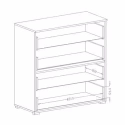 Meublorama HA-BETA-22MW1627*1C/42KG Commode - Vue supplémentaire 5