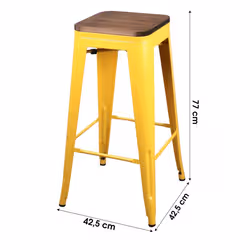 Meublorama FD-53843*1C/4KG Tabouret de bar - Vue supplémentaire 2