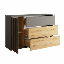 Meublorama MK-RIMINI-R1-U12257/R20315-46-B*2C/43KG Commode - Vue supplémentaire 3