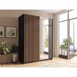 Meublorama MK-DALIA-D5-U12001_R20315-III12-B*3C/162KG placard et armoire de chambre à coucher 4 étagères 2 portes(s) - Vue supplémentaire 3