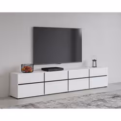 Meublorama HA-CROSS-249WMY40*2C/59KG Support TV et centre de divertissement 4 tiroir(s) - Vue supplémentaire 2