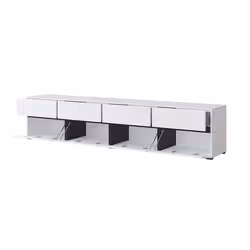 Meublorama HA-CROSS-249WMY40*2C/59KG Support TV et centre de divertissement 4 tiroir(s) - Vue supplémentaire 3
