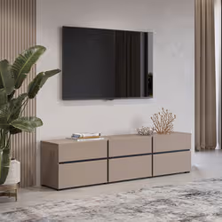Meublorama HA-CROSS-24CWMY41*1C/48KG Support TV et centre de divertissement 3 tiroir(s) - Vue supplémentaire 2