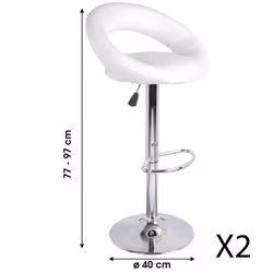 Meublorama FD-555052*1C/7KG Tabouret de bar - Vue supplémentaire 3
