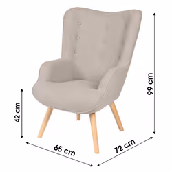 Meublorama FD-151418*1C/11KG fauteuil - Vue supplémentaire 2