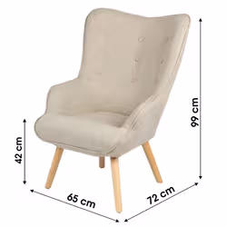 Meublorama FD-151414*1C/11KG fauteuil - Vue supplémentaire 2