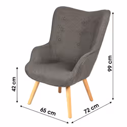 Meublorama FD-151410*1C/11KG fauteuil - Vue supplémentaire 2
