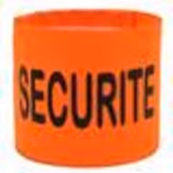 Brassard de sécurité haute visibilité - SECURITE - YOKO - Orange - Mixte - Adulte