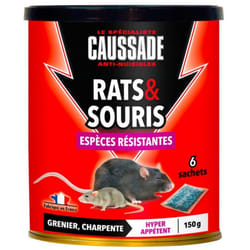 Anti-nuisible CARSC100N CAUSSADE Céréales rats et souris - 150g - Prêt à lemploi - Efficace dès la 1ère Ingestion