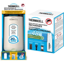 THERMACELL Diffuseur Anti-Moustiques et Moustiques Tigres - Extérieur - Sans Fil Nomade - Zone de Protection 20m² - Effet Rapide - Inodore