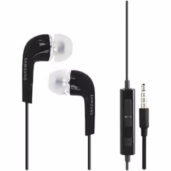 Samsung EHS64AVFBE - Écouteur Intra Auriculaire - Prise Jack 3.5 - Telecommande - Noir (En Vrac)