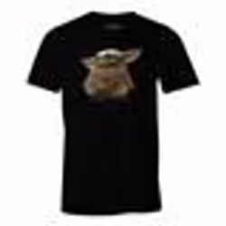 T-shirt - Star Wars - The Mandalorian - Baby Yoda - 100% coton - Manches courtes - Noir