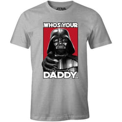 T-shirt Star Wars Dark Vador - I Am Your Father Homme Manches courtes gris chiné