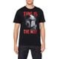 T-shirt - Star Wars - The Mandalorian - Noir - Manches courtes - 100% coton
