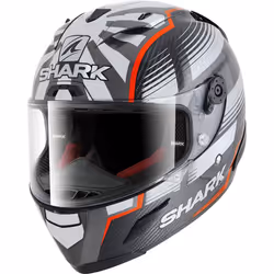 Shark Race-R Pro Carbon Replica Zarco Malaysian GP Casque, gris-blanc, taille XS pour Hommes