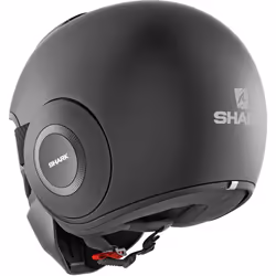 Shark Street-Drak Blank Mat Casque jet, noir, taille XS pour Hommes