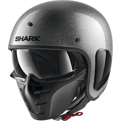 Shark S-Drak Glitter Casque jet, argent, taille XS pour Hommes