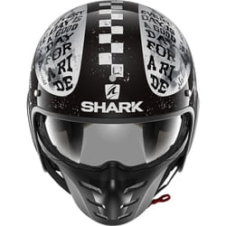 Shark S-Drak 2 Tripp In Casque jet, noir-blanc, taille XS pour Hommes