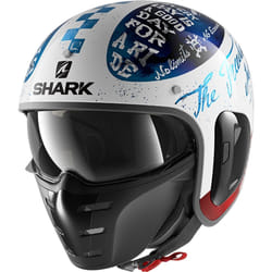 Shark S-Drak 2 Tripp In Casque jet, noir-blanc, taille XS pour Hommes