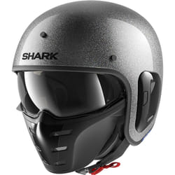 Shark S-Drak 2 Glitter Casque jet, argent, taille XS pour Hommes