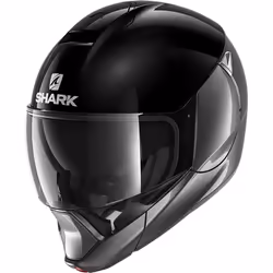 Shark Evojet Blank Dual casque, noir-argent, taille XS pour Hommes