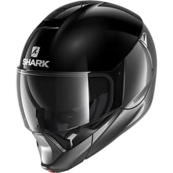 Shark Evojet Blank Dual casque, noir-argent, taille XS pour Hommes