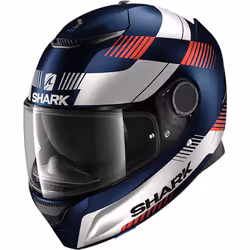 Shark Spartan Strad casque, rouge-bleu, taille XS pour Hommes