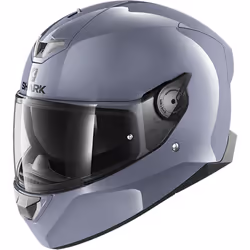 Shark Skwal 2 Blank Casque LED, gris, taille XS pour Hommes