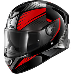 Shark Skwal 2 Hallder Casque, noir-rouge, taille XS pour Hommes