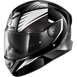 Shark Skwal 2 Hallder Casque, noir-blanc, taille S pour Hommes