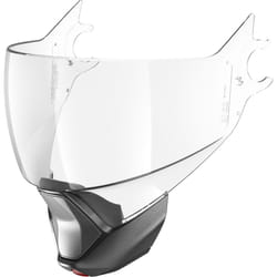 Shark Evojet Ensemble de rideau de menton de visière, gris-argent-transparent pour Hommes