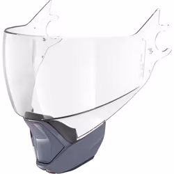 Shark Evojet Ensemble de rideau de menton de visière, gris-transparent pour Hommes