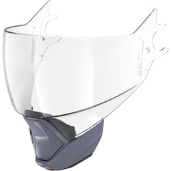 Shark Evojet Ensemble de rideau de menton de visière, gris-transparent pour Hommes