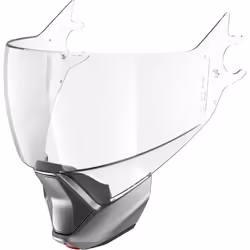 Shark Evojet Ensemble de rideau de menton de visière, gris-transparent pour Hommes