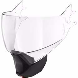 Shark Evojet Ensemble de rideau de menton de visière, noir-transparent pour Hommes